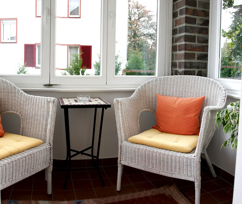 Zimmer mit Erker